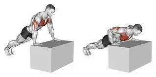 Incline-push-ups