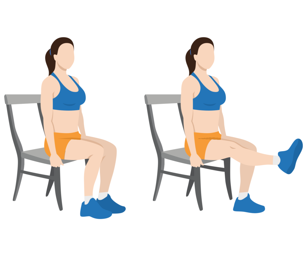 Seated Leg Raises