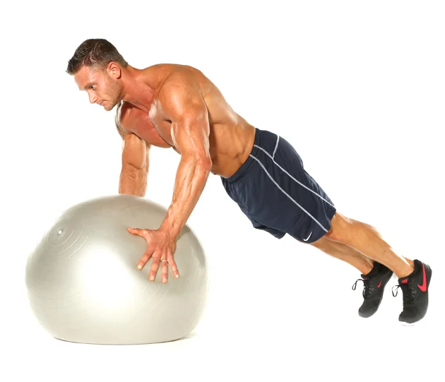 Stability-Ball-Push-Up