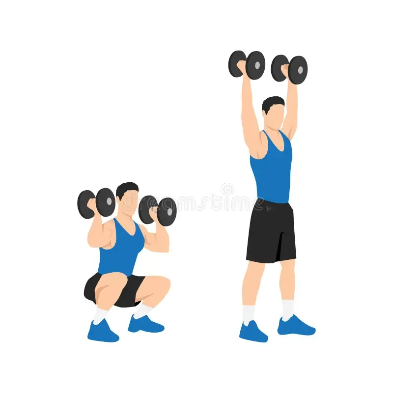 dumbbell Squat Thruster