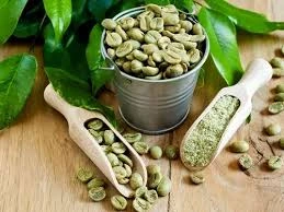 Extract from green coffee beans