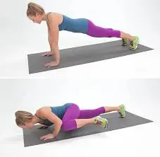 Burpee or pushup progression