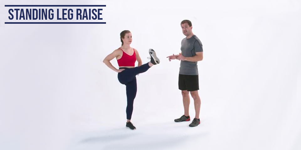 standing leg raise