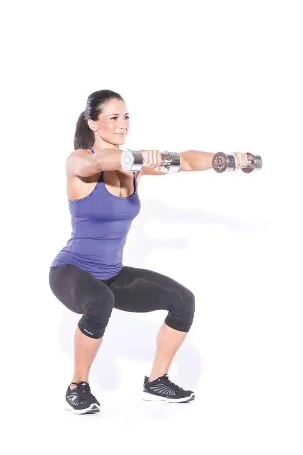 Squat-with-Front-Raise