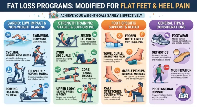 Fat Loss Programs For People With Flat Feet or Heel Pain